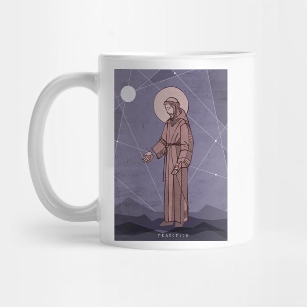 Saint Francis of Asis illustration by bernardojbp